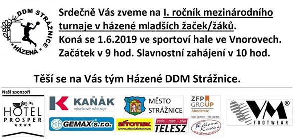 pozvanka hazena